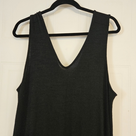 GAP Womens XL black Jumpsuit Sleevless Adjustable Waist Oversized - Picture 3 of 8